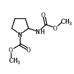 CAS#: 244776-08-7, Methyl 2-[(Methoxycarbonyl)Amino]-1-Pyrrolidinecarboxylate