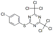 CAS#: 24478-08-8, 2-[(4-Chlorophenyl)Thio]-4,6-Bis(Trichloromethyl)-1,3,5-Triazine