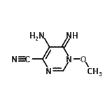 CAS#: 245064-04-4, 5-Amino-6-Imino-1-Methoxy-1,6-Dihydro-4-Pyrimidinecarbonitrile