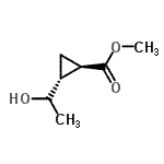 CAS 登录号：245096-65-5， 甲基(1R,2R)-2-[(1S)-1-羟基乙基]环丙烷羧酸酯