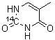 CAS 登录号：24523-96-4， 5-甲基-2,4(1H,3H)-(2-<sup>14</sup>C)嘧啶二酮