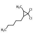 CAS#: 24551-85-7, 1,1-Dichloro-2-Methyl-3-Pentylcyclopropane