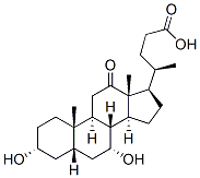 CAS 登录号：2458-08-4， (3a,5b,7a)-3,7-二羟基-12-氧代-胆烷-24-酸