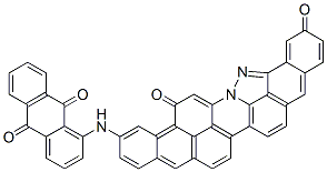 CAS#: 2459-82-7, 3-((9,10-Dioxo-9,10-Dihydro-1-Anthryl)Amino)-5,10-Dihydroanthra(2,1,9-mna)Benz(6,7)Indazolo(2,3,4-fgh)Acridine-5,10-Dione