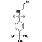 CAS#: 246236-63-5, N-(2-Bromoethyl)-4-(2-Methyl-2-Propanyl)Benzenesulfonamide