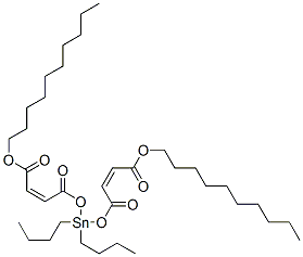 CAS 登录号：24660-23-9， (Z,Z)-6,6-二丁基-4,8,11-三氧代-5,7,12-三氧杂-6-锡杂二十二碳-2,9-二烯酸癸酯