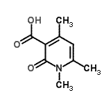 CAS#: 24667-08-1, 1,4,6-Trimethyl-2-Oxo-1,2-Dihydro-3-Pyridinecarboxylic Acid