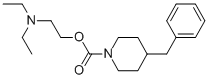 CAS 登录号：24671-26-9， 4-(苯基甲基)-1-哌啶羧酸 2-(二乙基氨基)乙基酯