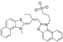 CAS#: 24687-33-0, 2-[2-[(1-Methylnaphtho[1,2-d]Thiazol-2(1H)-Ylidene)Methyl]-1-Butenyl]-1-(3-Sulphonatopropyl)Naphtho[1,2-d]Thiazolium