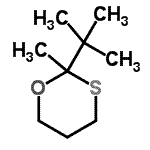 CAS#: 24699-60-3, 2-Methyl-2-(2-Methyl-2-Propanyl)-1,3-Oxathiane