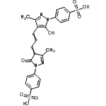 CAS 登录号：24704-54-9， 4-(5-羟基-3-甲基-4-{3-[3-甲基-5-氧代-1-(4-磺基苯基)-1,5-二氢-4H-吡唑-4-亚基]-1-丙烯-1-基}-1H-吡唑-1-基)苯磺酸