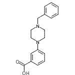 CAS 登录号：247117-97-1， 3-(4-苄基-1-哌嗪基)苯甲酸