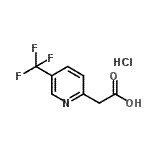 CAS#: 247200-00-6, [5-(Trifluoromethyl)-2-Pyridinyl]Acetic Acid Hydrochloride (1:1)