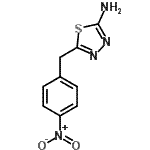 CAS 登录号：247225-84-9， 5-(4-硝基苄基)-1,3,4-噻二唑-2-胺