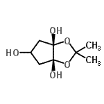 CAS#: 247240-63-7, (3aR,6aS)-2,2-Dimethyldihydro-3aH-cyclopenta[d][1,3]dioxole-3a,5,6a(4H)-triol