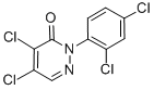CAS 登录号：24725-65-3， 4,5-二氯-2-(2,4-二氯苯基)-3(2H)-哒嗪酮