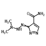 CAS 登录号：24727-19-3， 3-(3,3-二甲基三氮杂n亚基)-3H-吡唑-4-甲酰胺