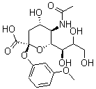 CAS 登录号:24751-40-4, N-乙酰基-2-O-(3-甲氧基苯基)-alpha-神经氨酸