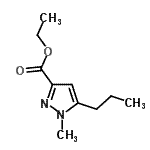 CAS 登录号：247583-69-3， 乙基1-甲基-5-丙基-1H-吡唑-3-羧酸酯
