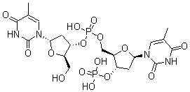 CAS 登录号：2476-56-4， 胸苷酰-(3'-5')-3'-胸苷酸