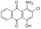 CAS 登录号：2478-67-3， 1-氨基-2-氯-4-羟基蒽-9,10-二酮