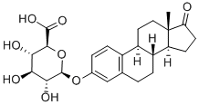CAS 登录号：2479-90-5， 17-氧代雌甾-1,3,5(10)-三烯-3-基-beta-D-吡喃葡糖苷酸