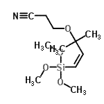CAS#: 24820-56-2, 3-{[(3Z)-2-Methyl-4-(Trimethoxysilyl)-3-Buten-2-Yl]Oxy}Propanenitrile