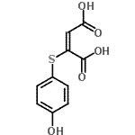 CAS#: 248595-09-7, (2E)-2-[(4-Hydroxyphenyl)Sulfanyl]-2-Butenedioic Acid