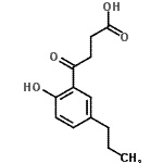 CAS#: 248595-24-6, 4-(2-Hydroxy-5-Propylphenyl)-4-Oxobutanoic Acid