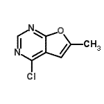 CAS#: 24889-21-2, 4-Chloro-6-Methylfuro[2,3-d]Pyrimidine