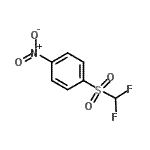 CAS 登录号：24906-74-9， 1-[(二氟甲基)磺酰基]-4-硝基苯