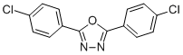 CAS 登录号：2491-90-9， 2,5-二(4-氯苯基)-1,3,4-恶二唑