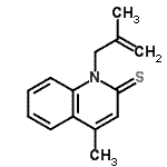 CAS#: 24946-05-2, 4-Methyl-1-(2-Methyl-2-Propen-1-Yl)-2(1H)-Quinolinethione