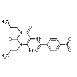 CAS#: 249929-78-0, N-(6-Amino-2,4-Dioxo-1,3-Dipropyl-1,2,3,4-Tetrahydro-5-Pyrimidinyl)-4-Nitrobenzamide
