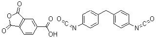 CAS#: 25053-57-0, 1,3-Dihydro-1,3-Dioxo-5-Isobenzofurancarboxylic Acid Polymer With 1,1-Methylenebis4-Isocyanatobenzene