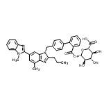 CAS 登录号：250780-40-6， 1-O-({4'-[(1,7'-二甲基-2'-丙基-1H,3'H-2,5'-联苯并咪唑-3'-基)甲基]-2-联苯基}羰基)-beta-D-吡喃葡萄糖醛酸