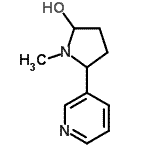 CAS#: 25110-79-6, 1-Methyl-5-(3-Pyridinyl)-2-Pyrrolidinol