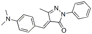 CAS#: 25111-96-0, 4-[[4-(Dimethylamino)Phenyl]Methylene]-2,4-Dihydro-5-Methyl-2-Phenyl-3H-Pyrazol-3-One