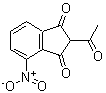 CAS#: 25125-04-6, 2-Acetyl-4-Nitro-1H-Indene-1,3(2H)-Dione