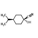 CAS#: 251324-84-2, trans-1-Hydroxy-4-Isopropylcyclohexanecarbonitrile