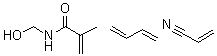 CAS#: 25135-82-4, N-(Hydroxymethyl)-2-Methyl-2-Propenamide Polymer With 1,3-Butadiene And 2-Propenenitrile