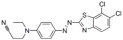 CAS#: 25150-28-1, 3-[[4-[(6,7-Dichlorobenzothiazol-2-Yl)Azo]Phenyl]Ethylamino]Propiononitrile