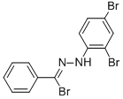 CAS 登录号：2516-46-3， N-[(2,4-二溴苯基)氨基]苯甲醛肟溴化物