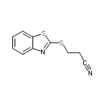 CAS#: 25176-72-1, 3-(1,3-Benzothiazol-2-Ylsulfanyl)Propanenitrile