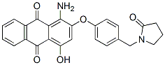CAS#: 25177-16-6, 1-Amino-4-Hydroxy-2-[[alpha-(2-Oxo-1-Pyrrolidinyl)-p-Tolyl]Oxy]Anthraquinone