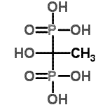 CAS 登录号：25211-86-3， (1-羟基-1,1-乙二基)二(膦酸)