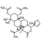 CAS#: 2524-38-1, (1S,3R,6R,6aS,6bR,7aS,10R,10aS,12bS)-10-(3-Furyl)-4,4,6A,10A,12B-Pentamethyl-8-Oxohexadecahydronaphtho[2,1-f]Oxireno[d]Isochromene-1,3,6-Triyl Triacetate
