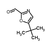CAS#: 252662-41-2, 5-(2-Methyl-2-Propanyl)-1,3-Oxazole-2-Carbaldehyde