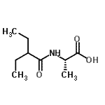 CAS 登录号：252678-54-9， N-(2-乙基丁酰基)-L-丙氨酸
