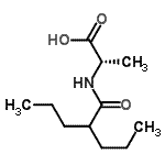 CAS#: 252678-56-1, N-(2-Propylpentanoyl)-L-Alanine